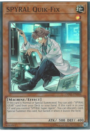 SPYRAL Quik-Fix - OP05-EN006 - Super Rare