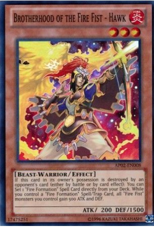 Brotherhood of the Fire Fist - Hawk - AP02-EN008 - Super Rare