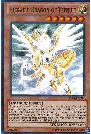 Hieratic Dragon of Tefnuit - AP01-EN008 - Super Rare