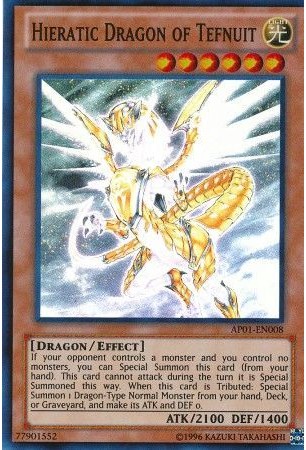 Hieratic Dragon of Tefnuit - AP01-EN008 - Super Rare