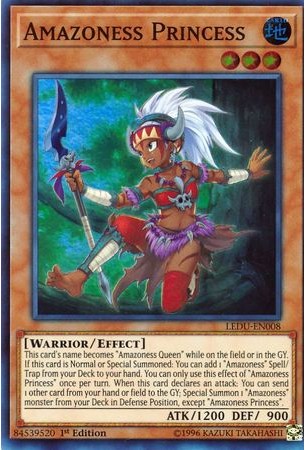 Amazoness Princess - LEDU-EN008 - Super Rare