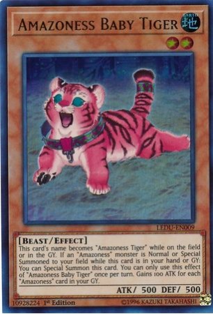 Amazoness Baby Tiger - LEDU-EN009 - Ultra Rare