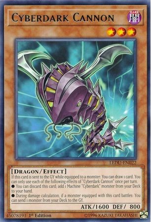 Cyberdark Cannon - LEDU-EN022 - Rare