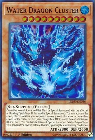 Water Dragon Cluster - LEDU-EN036 - Super Rare