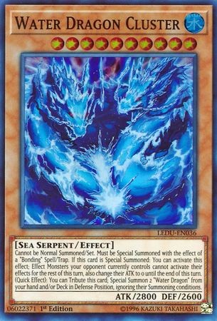 Water Dragon Cluster - LEDU-EN036 - Super Rare - Duelshop