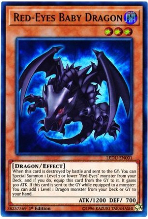 Red-Eyes Baby Dragon - LEDU-EN001 - Ultra Rare