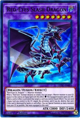 Red-Eyes Slash Dragon - LEDU-EN003 - Ultra Rare