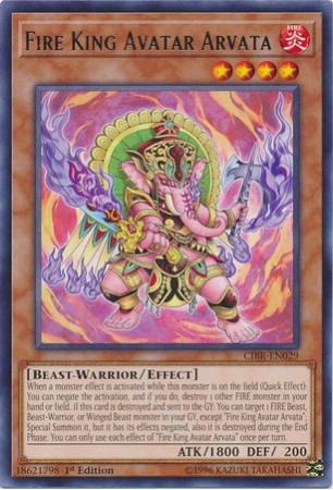 Fire King Avatar Arvata - CIBR-EN029 - Rare