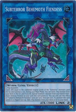 Subterror Behemoth Fiendess - CIBR-EN098 - Super Rare