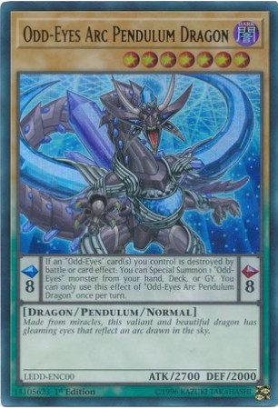 Odd-Eyes Arc Pendulum Dragon LEDD-ENC00 - Ultra Rare