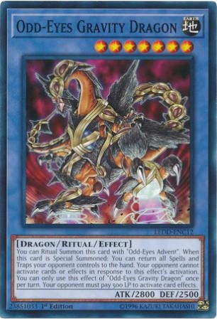 Odd-Eyes Gravity Dragon - LEDD-ENC12 - Common