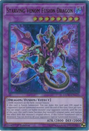 Starving Venom Fusion Dragon - LEDD-ENC25 - Ultra Rare