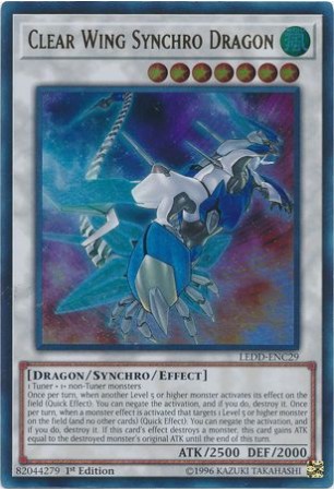 Clear Wing Synchro Dragon - LEDD-ENC29 - Ultra Rare