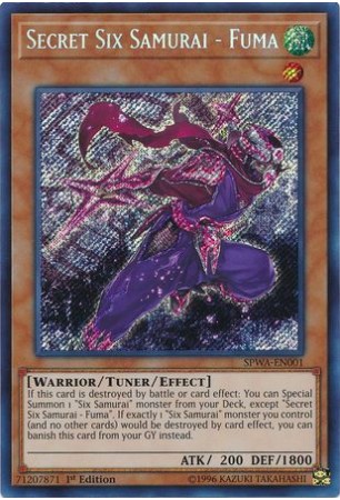 Secret Six Samurai - Fuma - SPWA-EN001 - Secret Rare