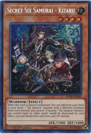 Secret Six Samurai - Kizaru - SPWA-EN005 - Secret Rare