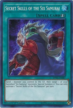 Secret Skills of the Six Samurai - SPWA-EN007 - Secret Rare