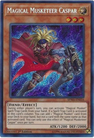 Magical Musketeer Caspar - SPWA-EN016 - Secret Rare