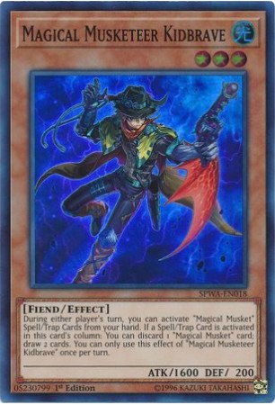 Magical Musketeer Kidbrave - SPWA-EN018 - Super Rare