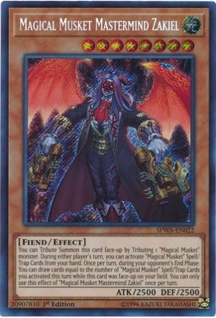 Magical Musket Mastermind Zakiel - SPWA-EN022 - Secret Rare