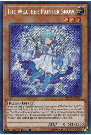 The Weather Painter Snow - SPWA-EN029 - Secret Rare