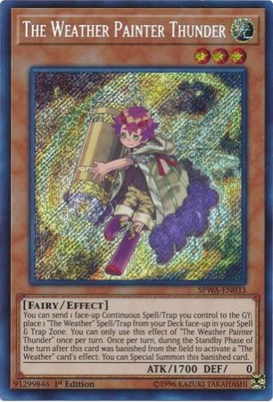 The Weather Painter Thunder - SPWA-EN033 - Secret Rare