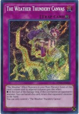 The Weather Thundery Canvas - SPWA-EN040 - Secret Rare