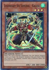 Legendary Six Samurai - Kageki - SPWA-EN043 - Super Rare