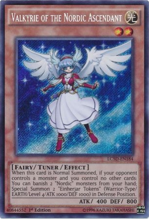 Valkyrie of the Nordic Ascendant - LC5D-EN184 - Secret Rare