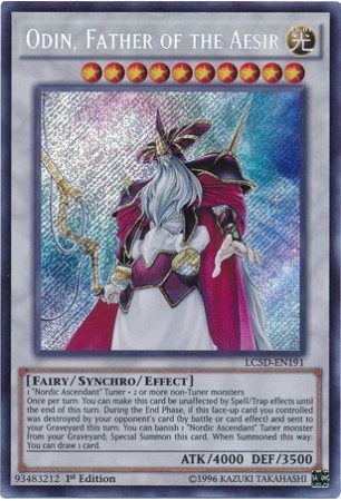 Odin, Father of the Aesir - LC5D-EN191 - Secret Rare