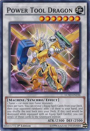 遊戯王OCG デュエルモンスターズ 2009 POWER TOOL DRAGON ULTIMATE RARE Power Tool Dragon - LC5D-EN236 - Common - Duelshop
