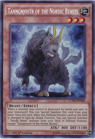 Tanngnjostr of the Nordic Beasts - LC5D-EN180 - Secret Rare