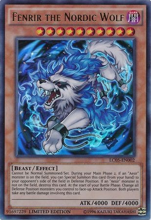 Fenrir the Nordic Wolf - LC05-EN002 - Ultra Rare - Duelshop