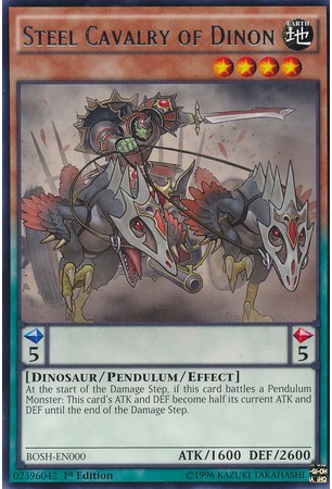 Steel Cavalry of Dinon - BOSH-EN000 - Rare