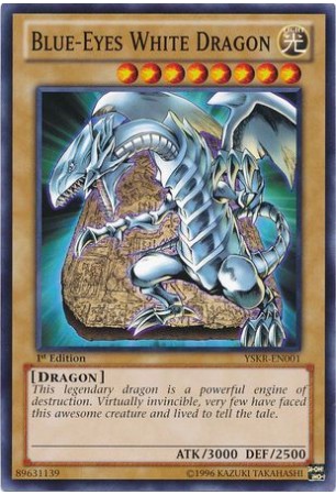 Blue-Eyes White Dragon - YSKR-EN001 - Common