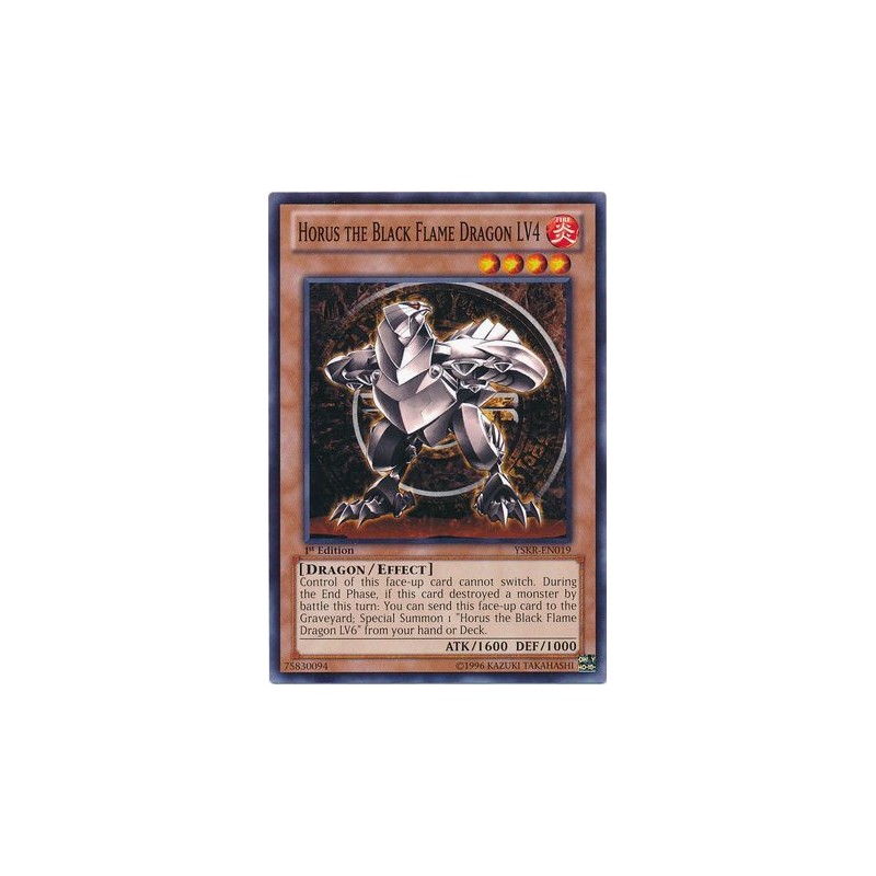 Jual yugioh tcg Horus the Black Flame Dragon LV4 YSKR-EN019 Common 1st -  Kota Bandung - Cardshopers