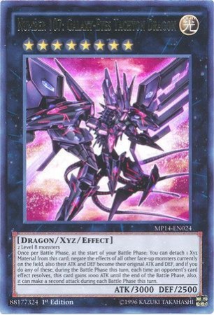 Number 107: Galaxy-Eyes Tachyon Dragon - MP14-EN024 - Ultra Rare