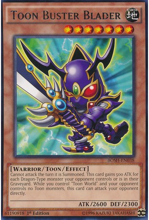 Toon Buster Blader - BOSH-EN038 - Rare