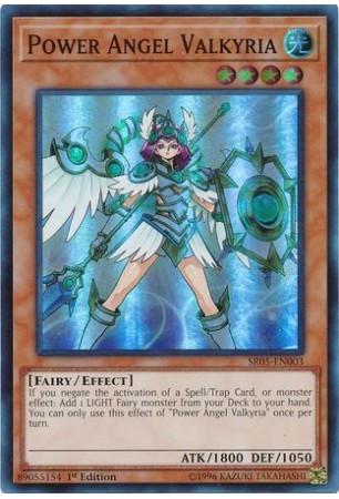 Power Angel Valkyria - SR05-EN003 - Super Rare