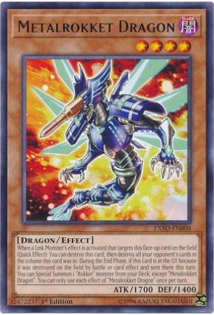 Metalrokket Dragon - EXFO-EN008 - Rare