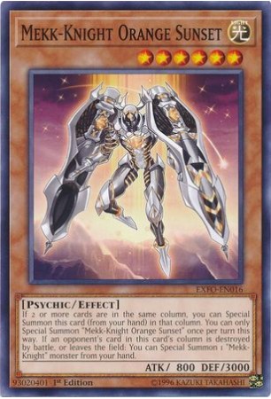 Mekk-Knight Orange Sunset - EXFO-EN016 - Common