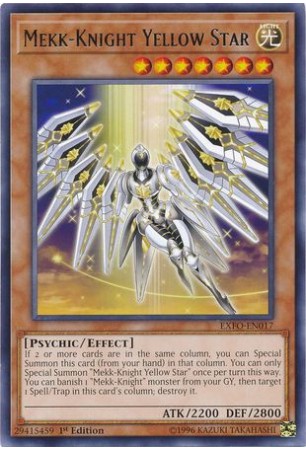 Mekk-Knight Yellow Star - EXFO-EN017 - Rare