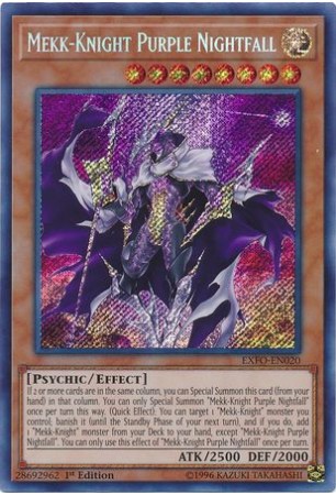 Mekk-Knight Purple Nightfall - EXFO-EN020 - Secret Rare