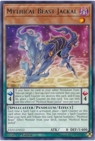 Mythical Beast Jackal - EXFO-EN022 - Rare