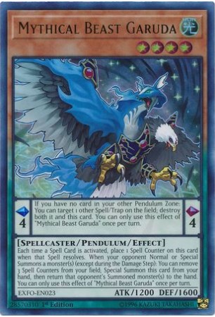 Mythical Beast Garuda - EXFO-EN023 - Ultra Rare