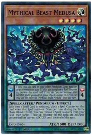 Mythical Beast Medusa - EXFO-EN024 - Super Rare