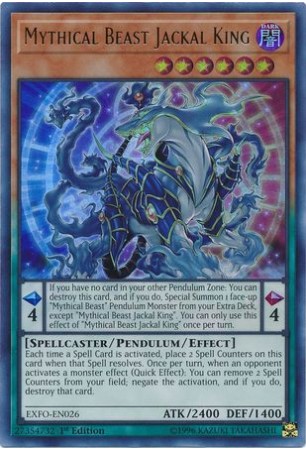 Mythical Beast Jackal King - EXFO-EN026 - Ultra Rare