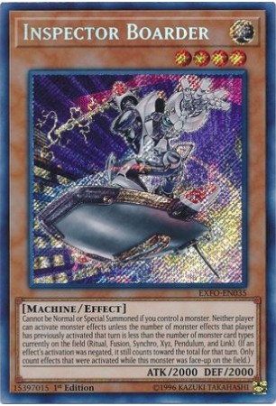 Inspector Boarder - EXFO-EN035 - Secret Rare