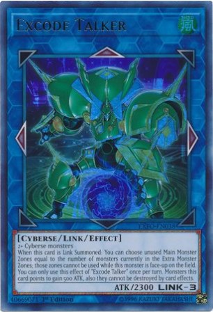 Excode Talker - EXFO-EN038 - Ultra Rare