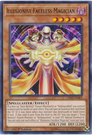 Illusionist Faceless Magician - LED2-EN002 - Rare