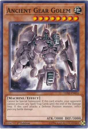 Ancient Gear Golem - LED2-EN034 - Common